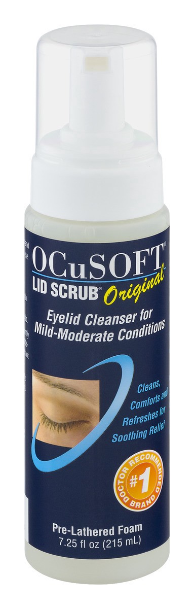 slide 1 of 9, OCuSOFT Lid Scrub Foam, 7.25 oz