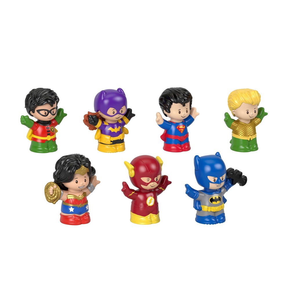 slide 2 of 5, Fisher-Price Little People DC Super Friends Figures 7pk (Target Exclusive), 7 ct
