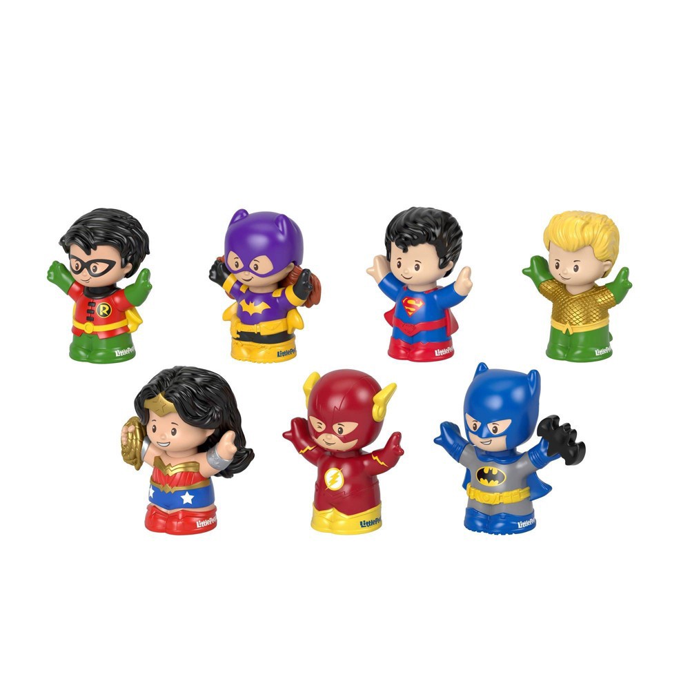 slide 3 of 5, Fisher-Price Little People DC Super Friends Figures 7pk (Target Exclusive), 7 ct