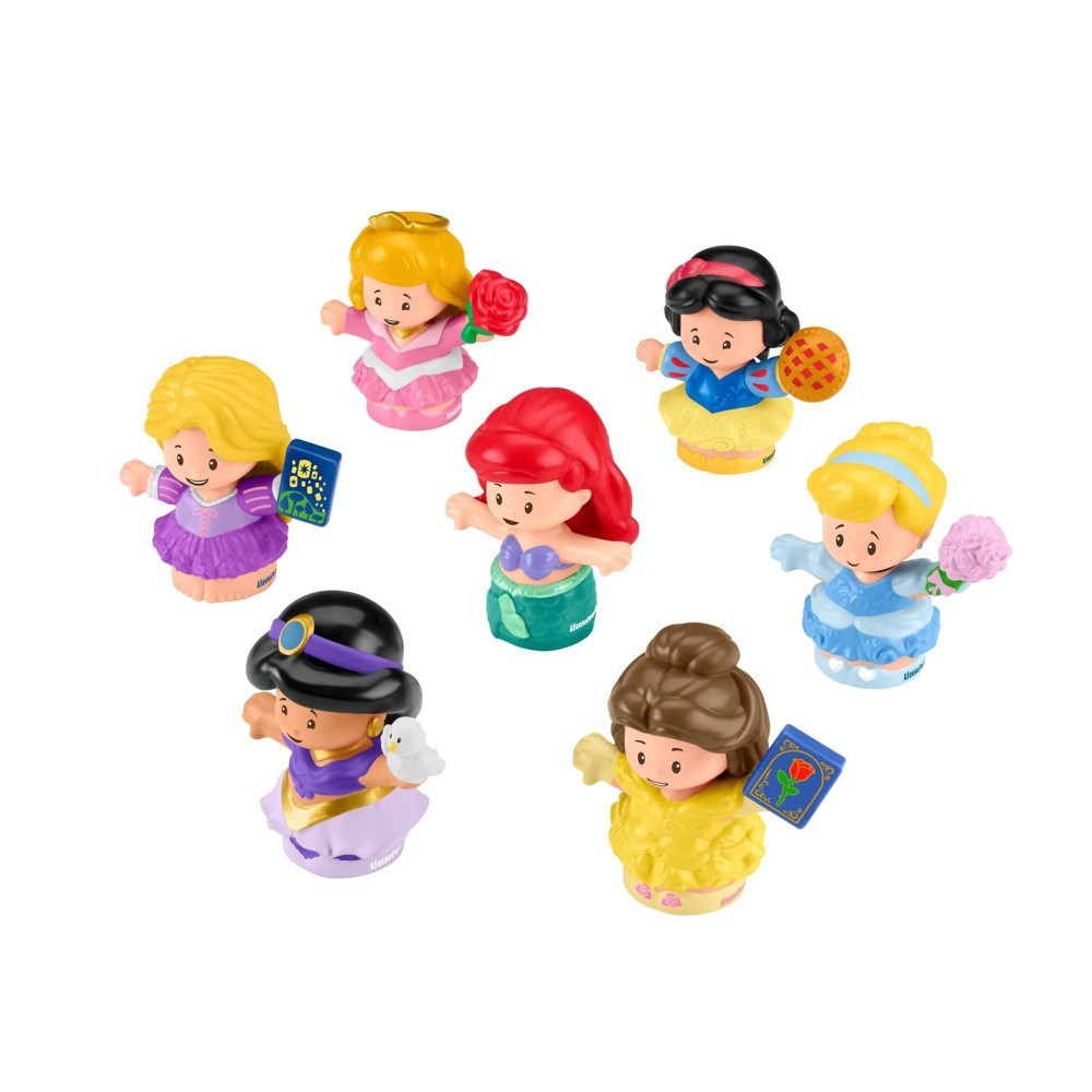 slide 6 of 6, Fisher-Price Little People Disney Princess Figures 7pk (Target Exclusive), 7 ct