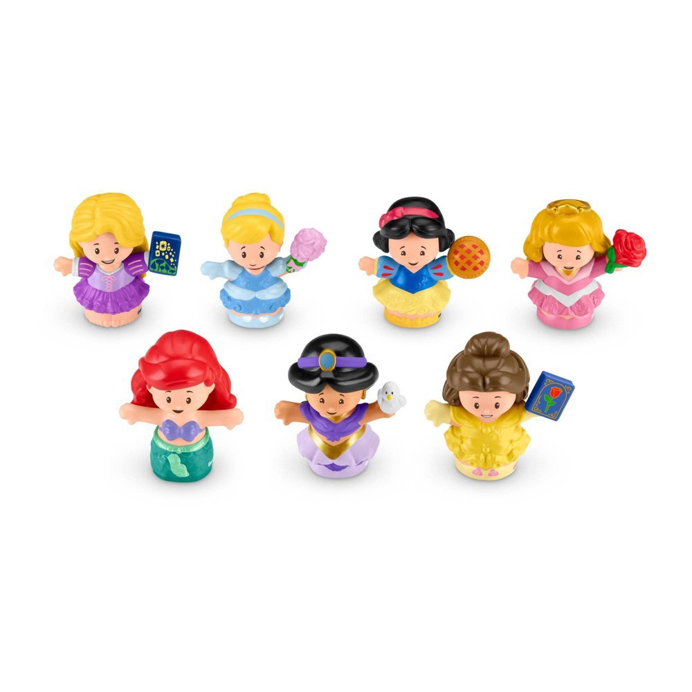 slide 4 of 6, Fisher-Price Little People Disney Princess Figures 7pk (Target Exclusive), 7 ct