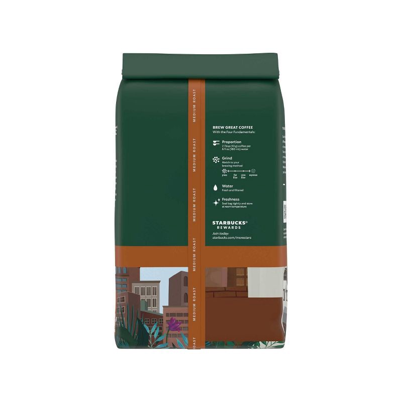 slide 5 of 5, Starbucks Pike Place Roast Medium Roast Whole Bean Coffee - 12oz, 12 oz