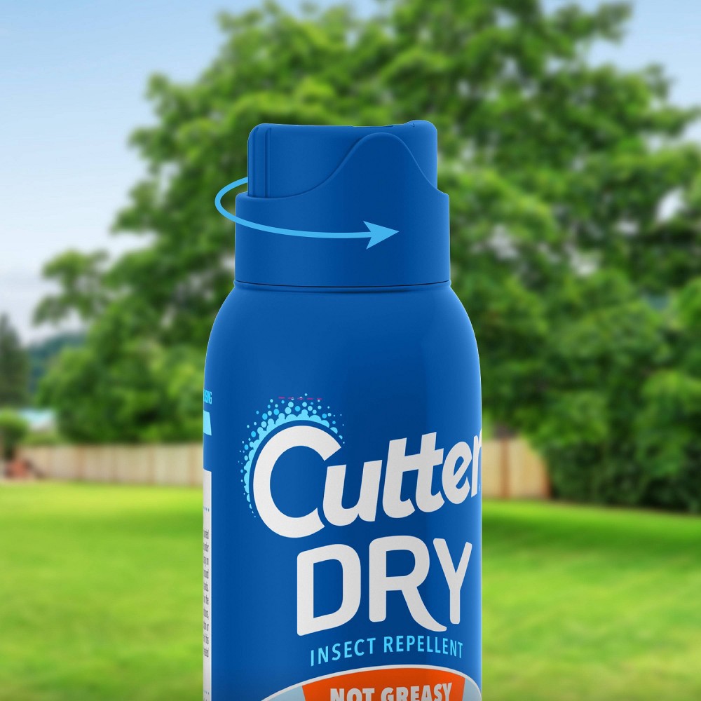 slide 4 of 8, Cutter Dry Insect Repellent Aerosol, 4 oz