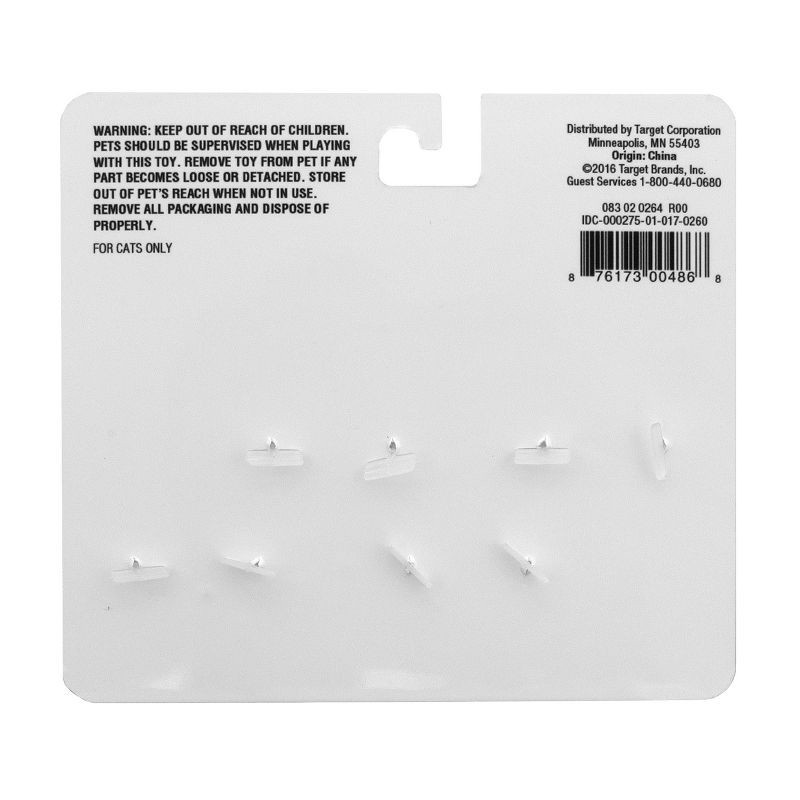 slide 3 of 3, Pounce & Chase Mylar Crinkle Balls Cat Toys - 4pk - Boots & Barkley™, 4 ct