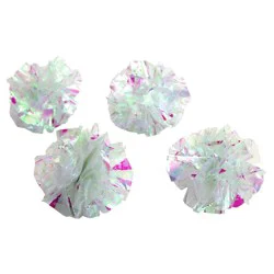 Pounce & Chase Mylar Crinkle Balls Cat Toys - 4pk - Boots & Barkley™