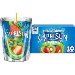Capri Sun Strawberry Kiwi Juice Boxes - 10pk/6 fl oz Pouches