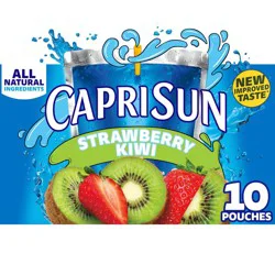 Capri Sun Strawberry Kiwi Juice Boxes - 10pk/6 fl oz Pouches