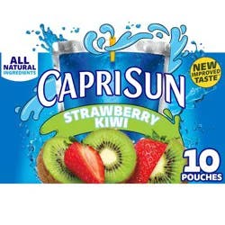 Capri Sun Strawberry Kiwi Juice Boxes - 10pk/6 fl oz Pouches