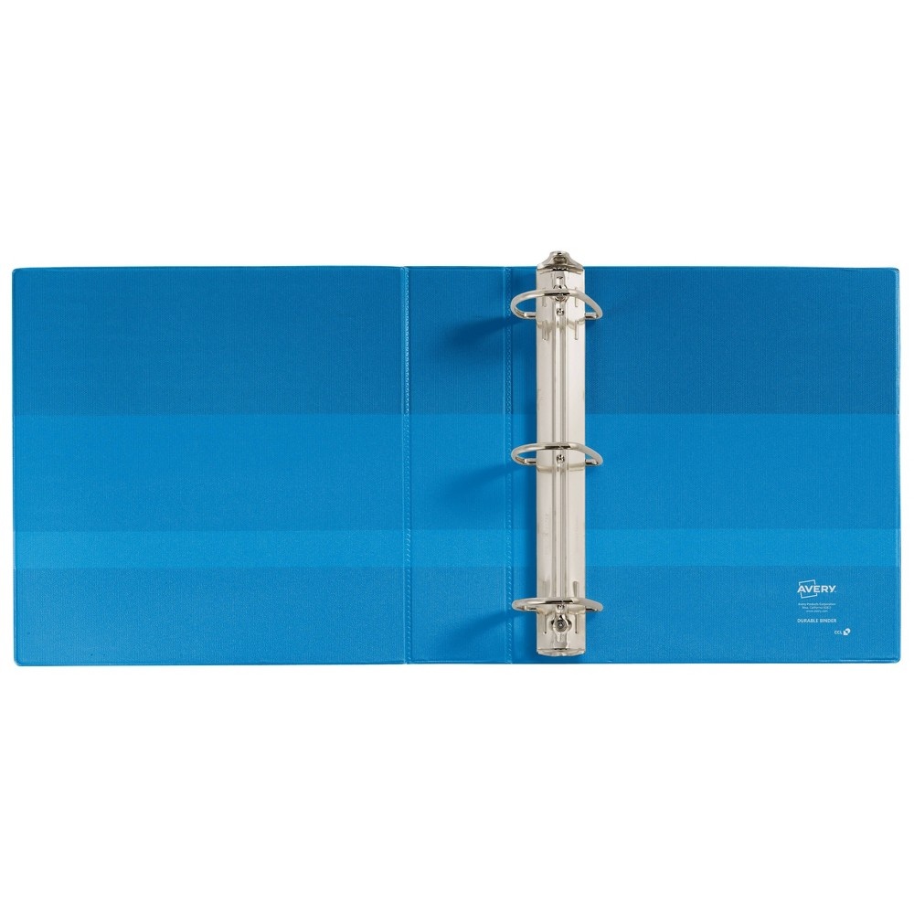 slide 3 of 3, Avery 2" Slant Rings Capacity Durable View Binder - Blue, 1 ct