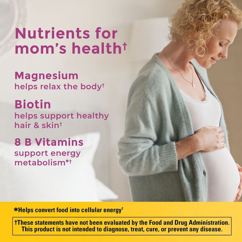 slide 5 of 10, Nature Made Prenatal with Folic Acid + DHA, Prenatal Vitamin and Mineral Supplement Softgels - 60ct, 60 ct