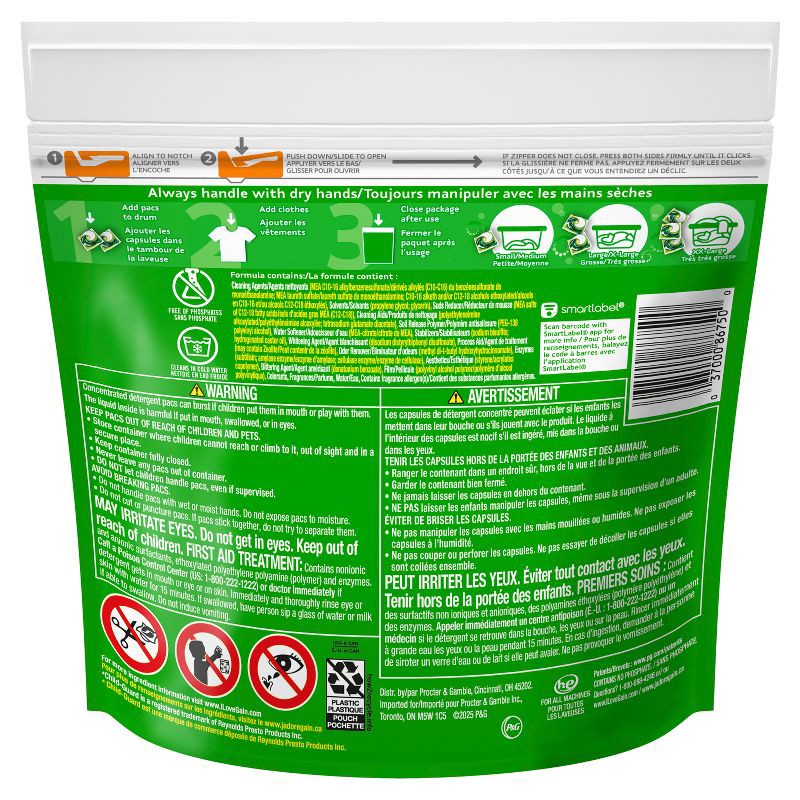 slide 13 of 13, Gain flings! Original 3 in 1 Oxi & Febreze HE Deep Cleaning Concentrated Laundry Detergent Pods 16 Pacs - 10oz, 10 oz