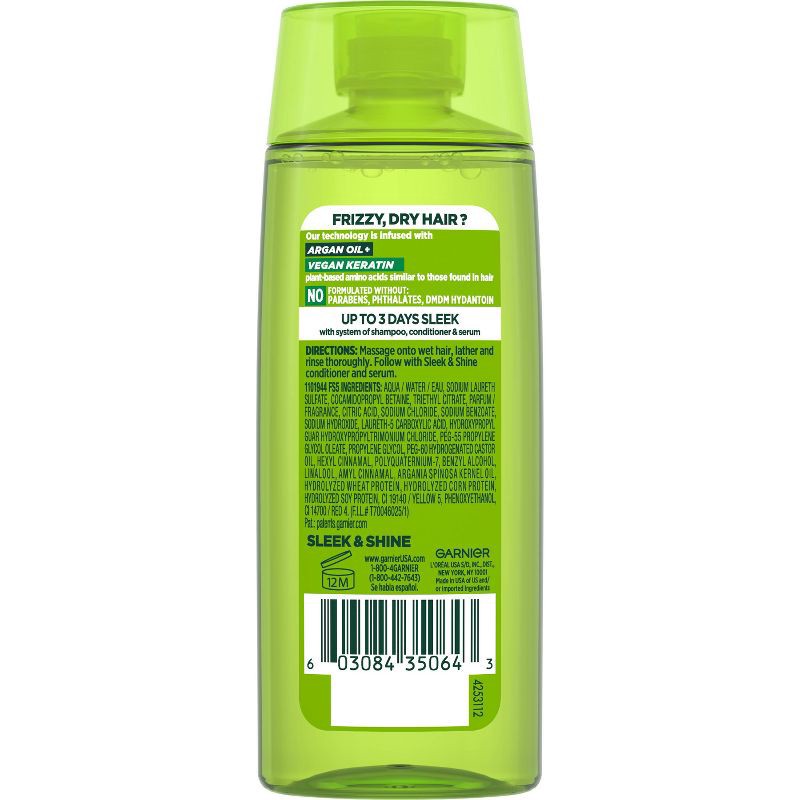 slide 11 of 11, Garnier Fructis Sleek & Shine Shampoo- Travel Size - 3 fl oz, 3 fl oz