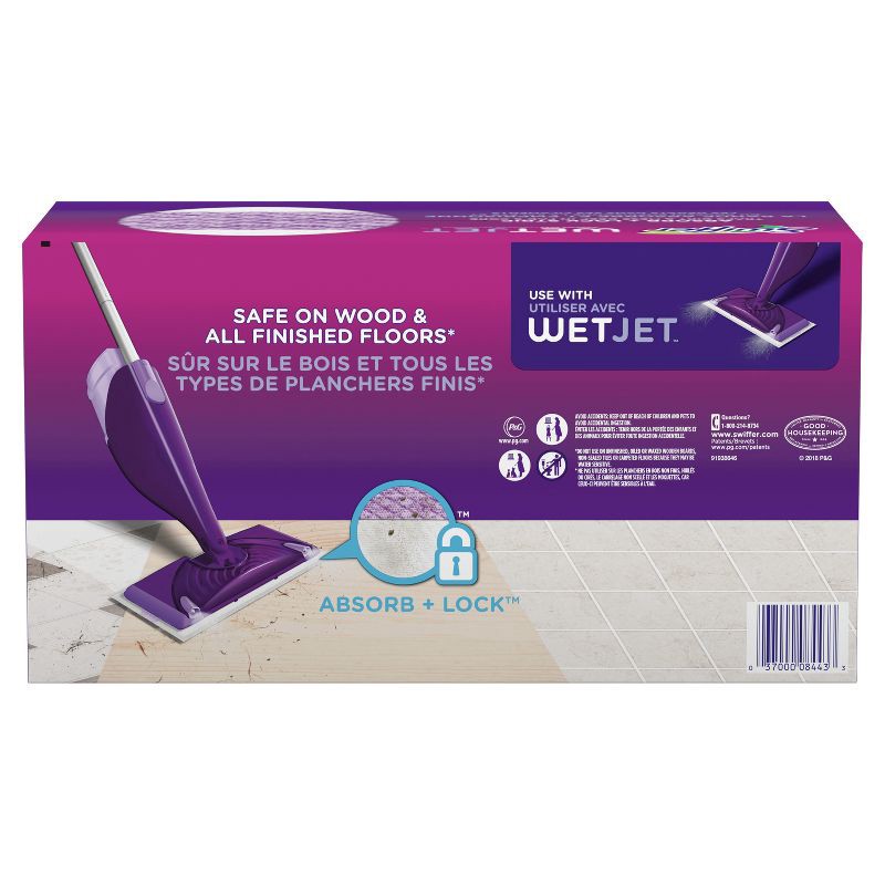 slide 6 of 6, Swiffer WetJet Multi-Surface Floor Cleaner Spray Moping Pads Refill - Unscented - 24ct, 24 ct