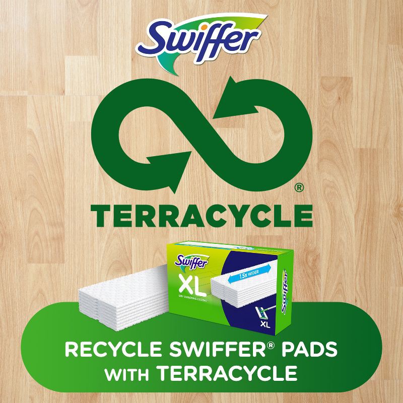 slide 9 of 10, Swiffer Sweeper XL Dry Pad Refill Sweeping Cloths - 16ct, 16 ct