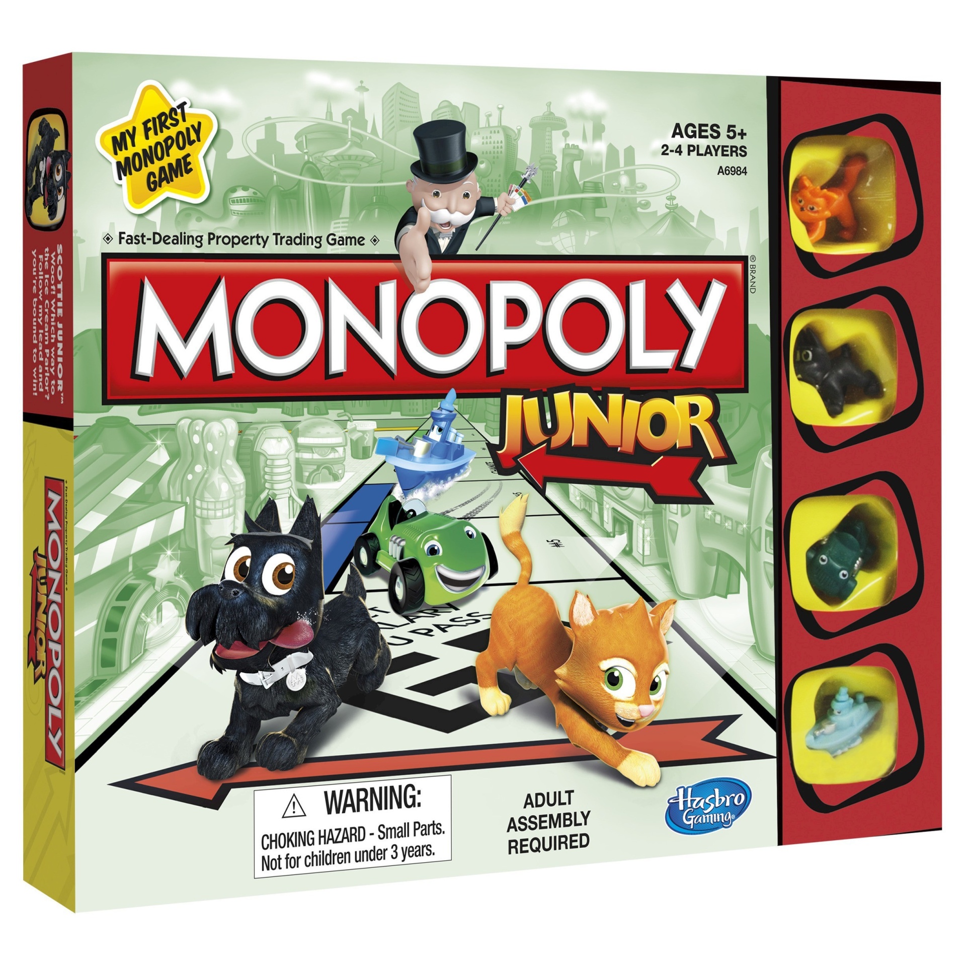 slide 1 of 7, Monopoly Junior Board Game, 1 ct