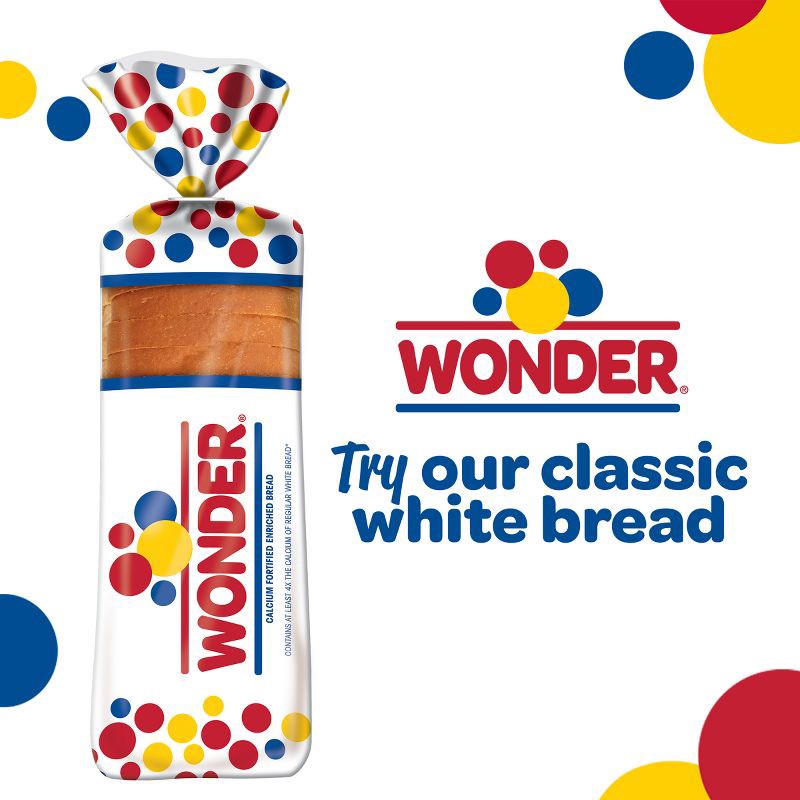 slide 8 of 16, Wonder Round Top White Sliced Bread - 20oz, 20 oz