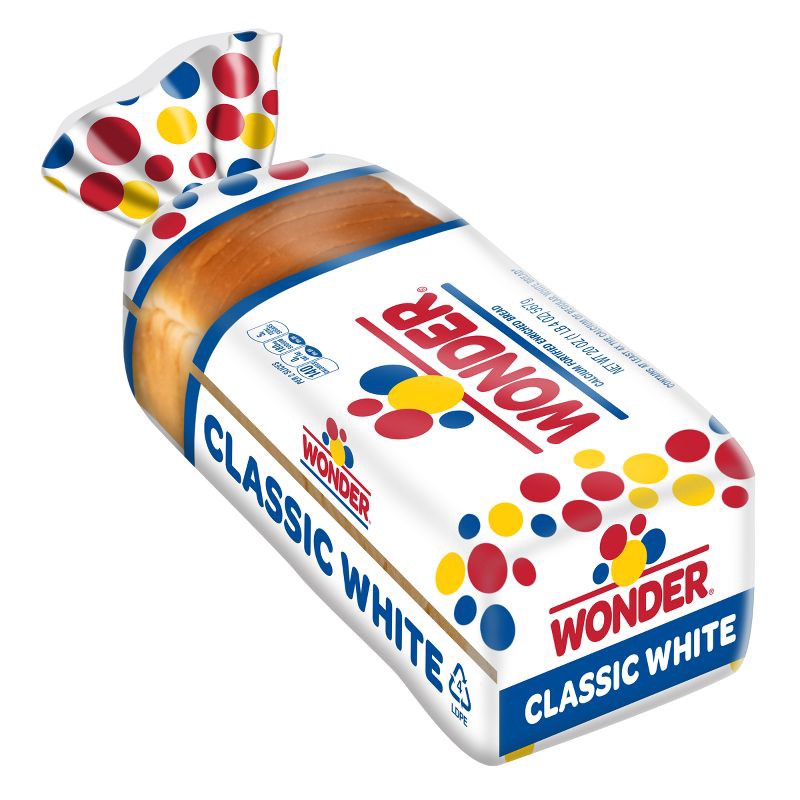 slide 6 of 14, Wonder Round Top White Sliced Bread - 20oz, 20 oz