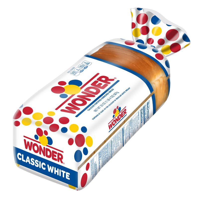 slide 5 of 14, Wonder Round Top White Sliced Bread - 20oz, 20 oz