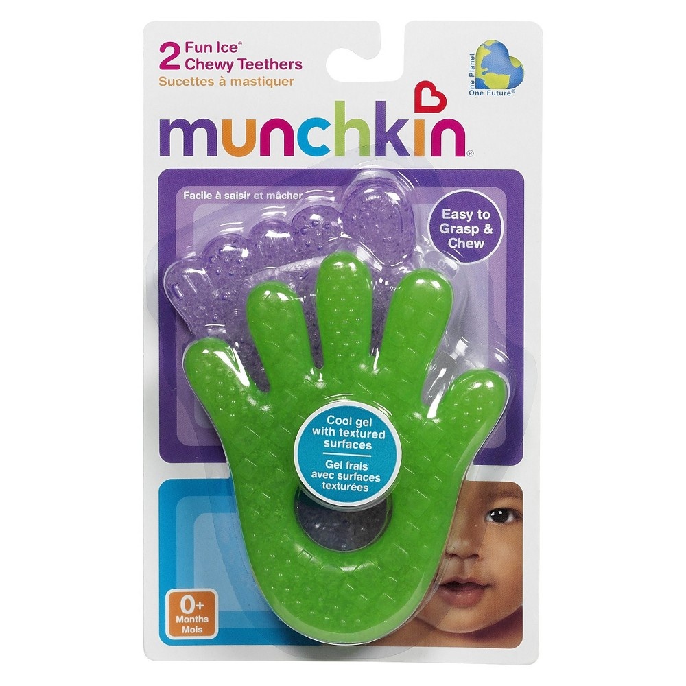 slide 3 of 3, Munchkin Fun Ice Chewy Teether, 2 ct