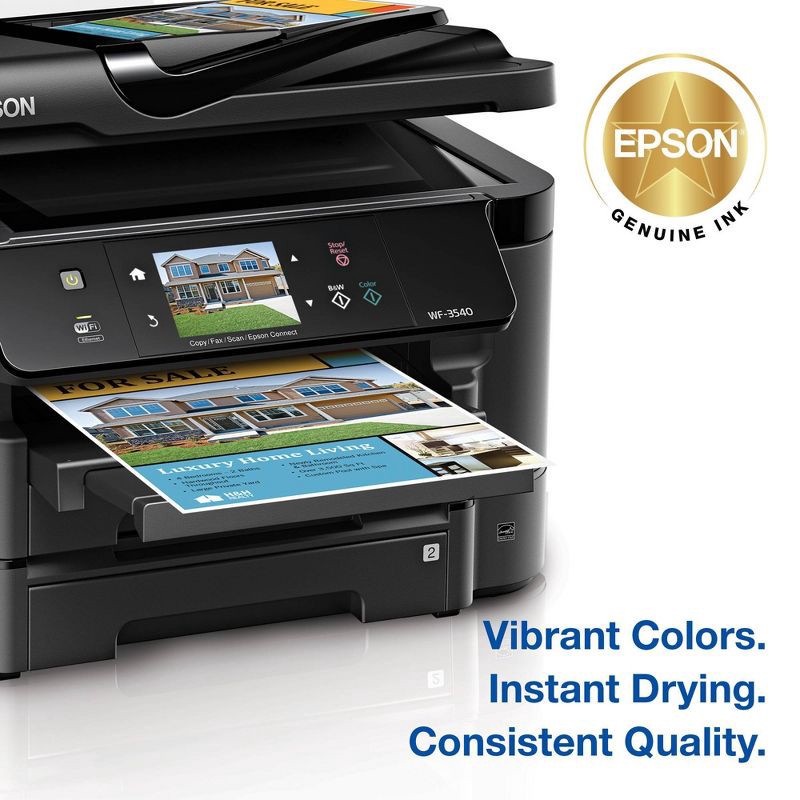 slide 3 of 7, Epson 127XL Single Ink Cartridge - Black (T127120-CP): High Yield Printer Cartridge, 1 ct
