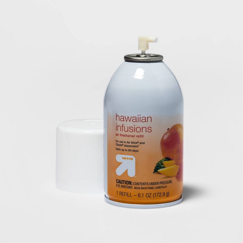 slide 3 of 4, Automatic Spray Air Freshener Refill - Hawaiian Infusions - 12.2oz/2pk - up&up™, 12.2 oz, 2 ct