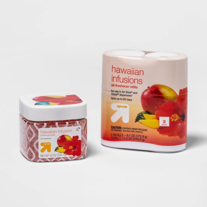 slide 4 of 4, Automatic Spray Air Freshener Refill - Hawaiian Infusions - 12.2oz/2pk - up&up™, 12.2 oz, 2 ct