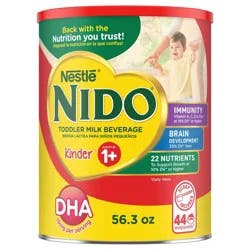 Nestle NIDO Kinder 1+ Toddler and Kids Powdered Milk Beverage - 56.3oz