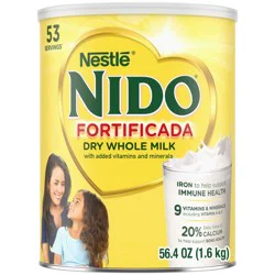 Nestle NIDO Fortificada Toddler and Kids Powdered Milk Beverage - 56.4oz​