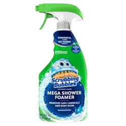 Scrubbing Bubbles Mega Bathroom Shower Cleaner Foam Disinfectant Spray - Rainshower - 32 fl oz