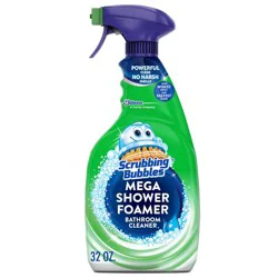 Scrubbing Bubbles Mega Bathroom Shower Cleaner Foam Disinfectant Spray - Rainshower - 32 fl oz