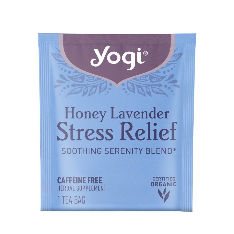 slide 5 of 8, Yogi Tea - Honey Lavender Stress Relief Tea - 16ct, 16 ct