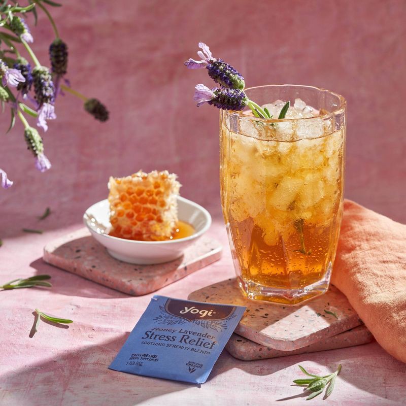 slide 7 of 8, Yogi Tea - Honey Lavender Stress Relief Tea - 16ct, 16 ct