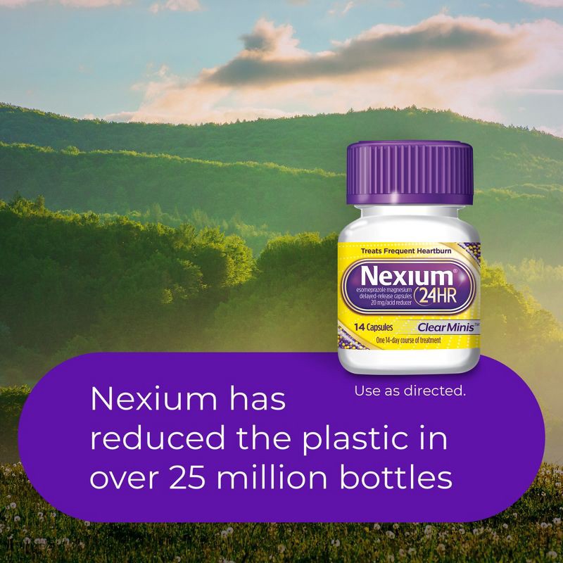 slide 9 of 9, Nexium 24HR Delayed Release Heartburn Relief Capsules with Esomeprazole Magnesium Acid Reducer - 42ct, 42 ct