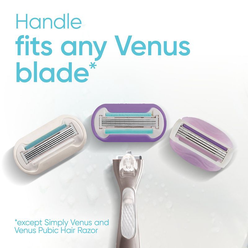 slide 8 of 9, Venus Deluxe Smooth Sensitive Women's Razor Blade Refills - 4ct, 4 ct