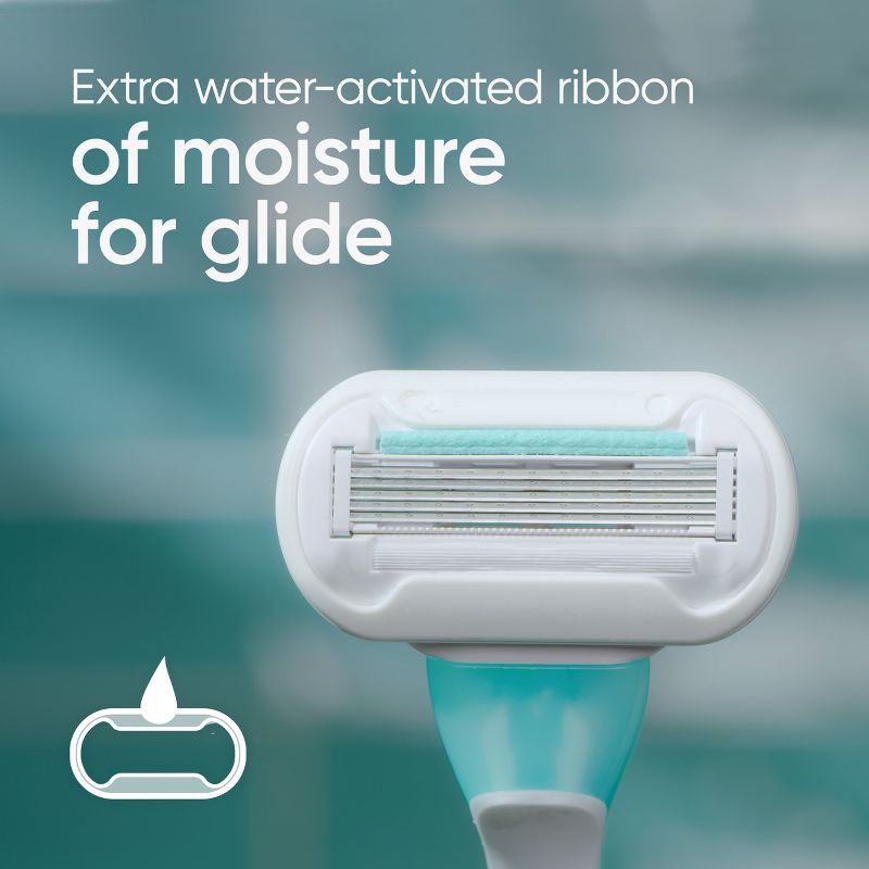 slide 5 of 9, Venus Extra Smooth Sensitive Women's Disposable Razors - 2ct, 2 ct