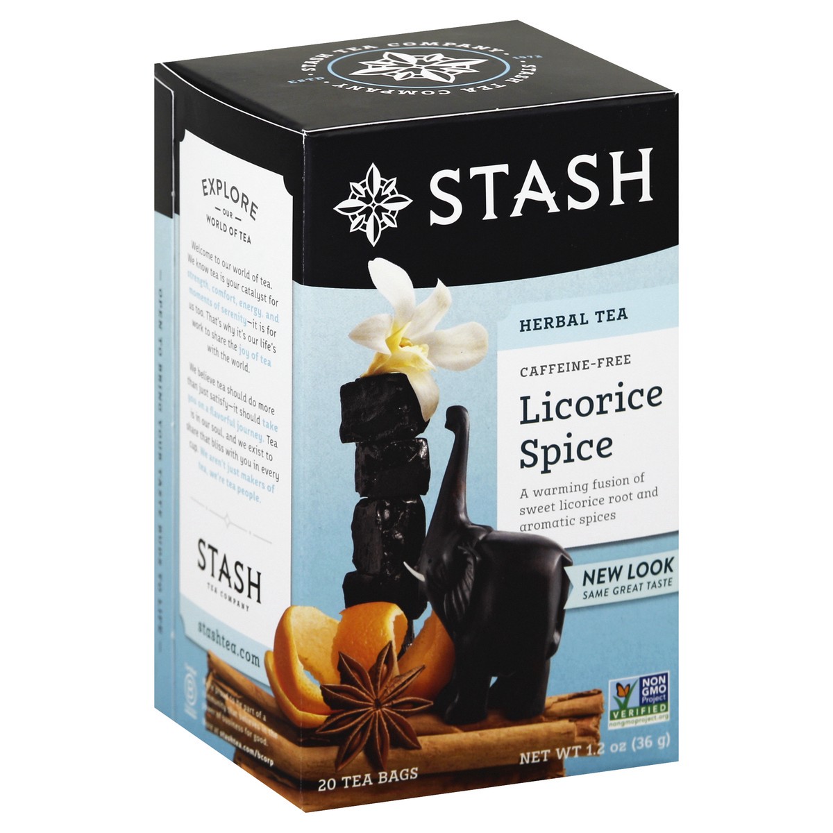 slide 2 of 6, Stash Licorice Spice Herbal Tea - 20 ct, 20 ct