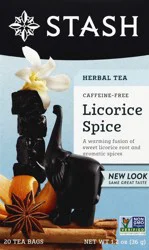 Stash Caffeine-Free Licorice Spice Herbal Tea 20 Tea Bags