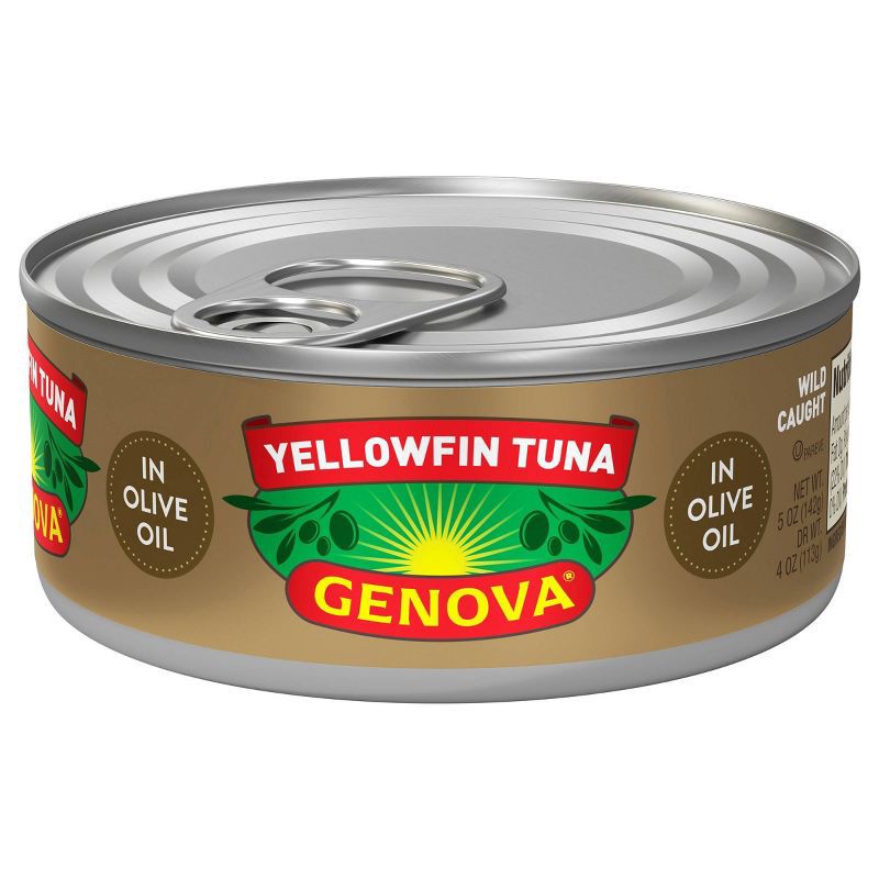slide 1 of 4, Genova Solid Yellow Fin Tuna in Olive Oil - 5oz, 5 oz