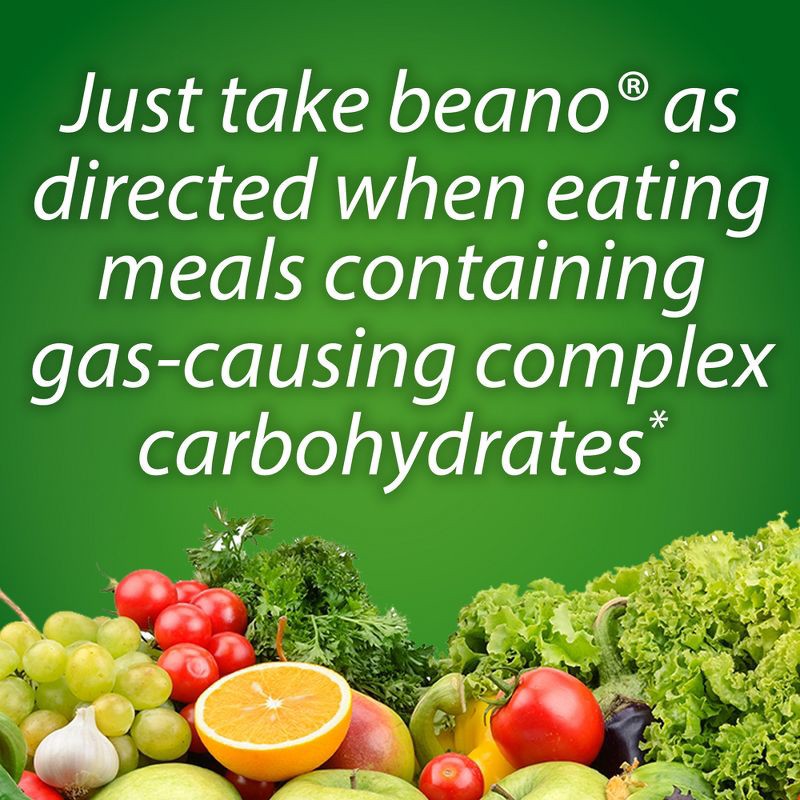 slide 7 of 8, Beano Ultra 800 Gas Relief Prevention and Digestive Enzyme Supplement - 110ct, 110 ct