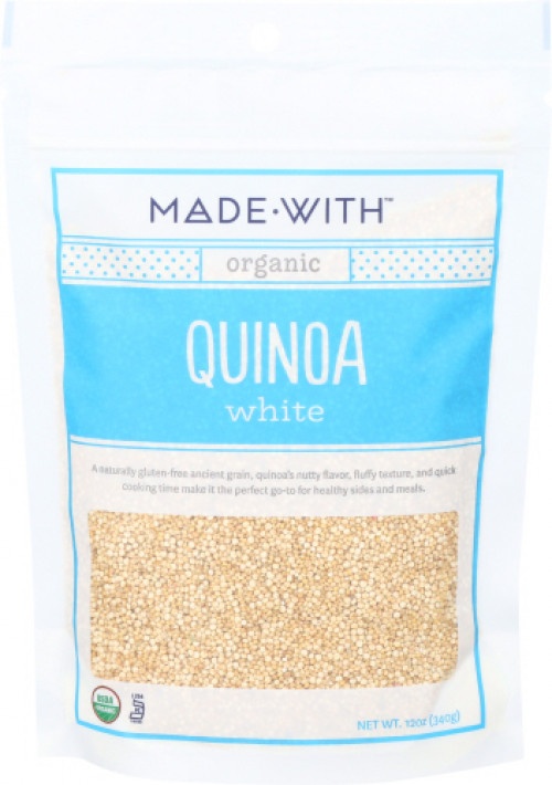 slide 1 of 1, Made With Org Quinoa White, 12 oz