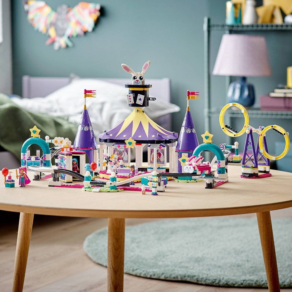 slide 3 of 6, Lego Friends Magical Funfair Rollercoaster, 974 ct