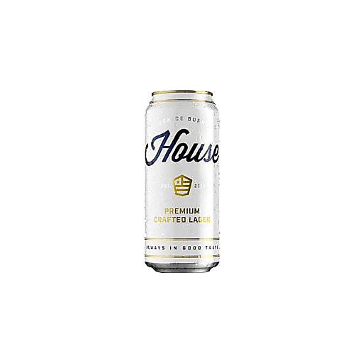 slide 1 of 1, House Beer Premium Crafted Lager, 16 oz