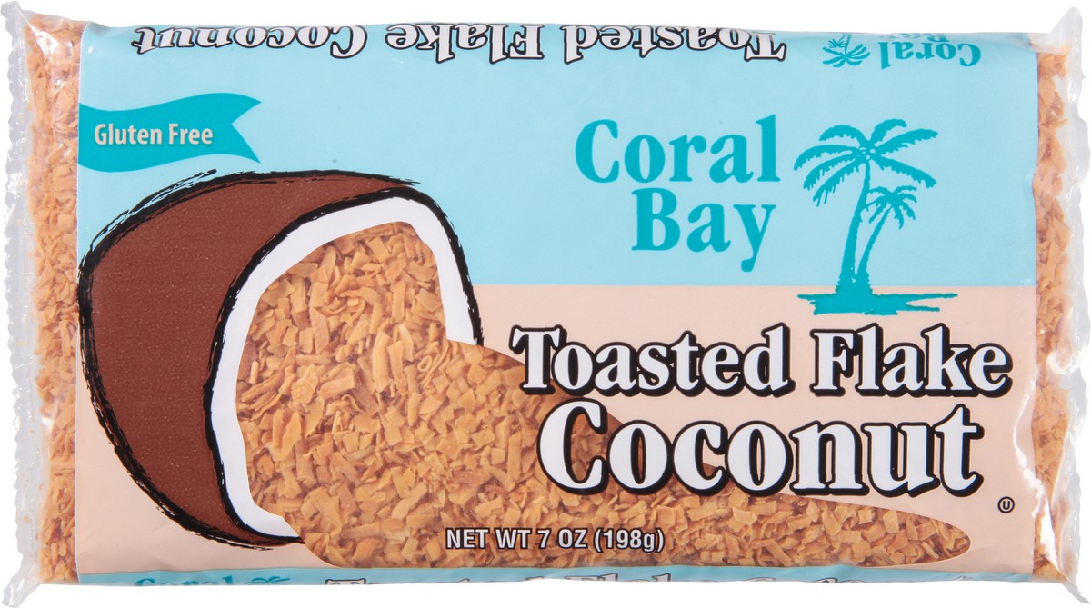 slide 2 of 11, Coral Bay Toasted Flake Coconut 7 oz, 7 oz