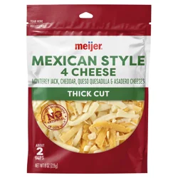 Meijer Wide Cut Shredded Mexican Cheese