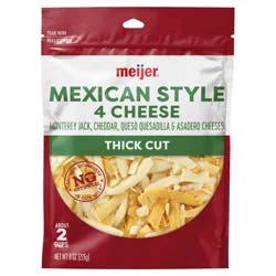 Meijer Wide Cut Shredded Mexican Cheese