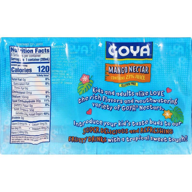 slide 2 of 2, Goya Mango Nectar, 54.08 oz