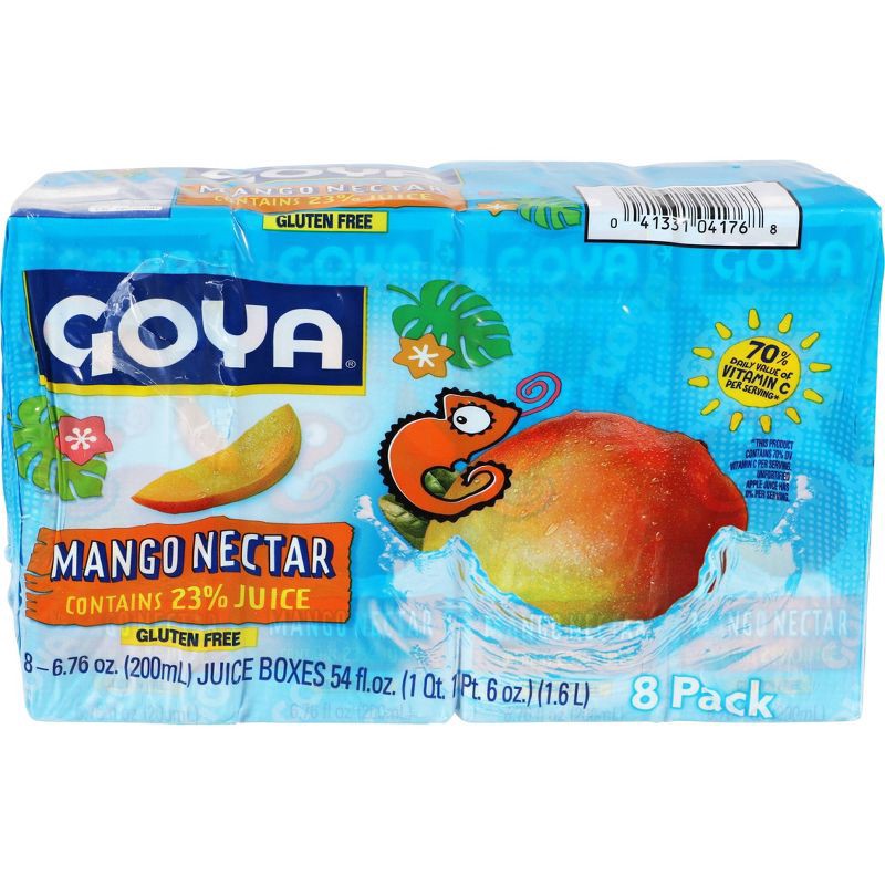 slide 1 of 2, Goya Mango Nectar, 54.08 oz