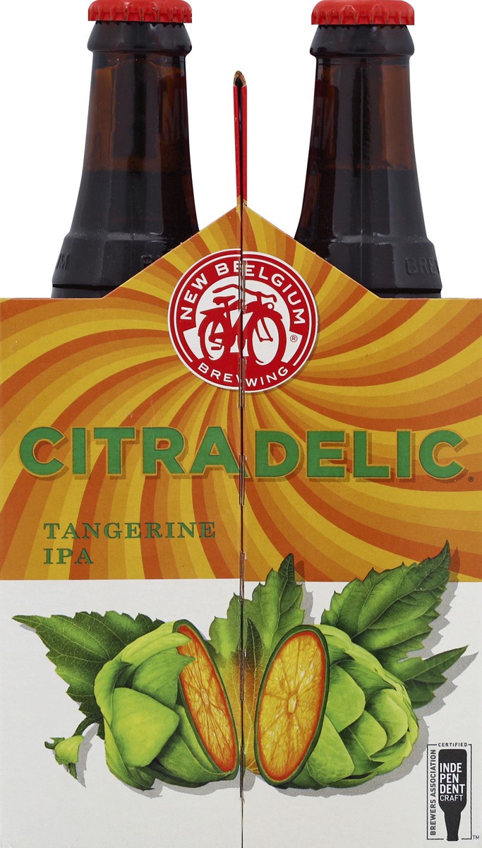 slide 5 of 7, New Belgium Citradelic IPA Bottles, 6 ct; 12 oz