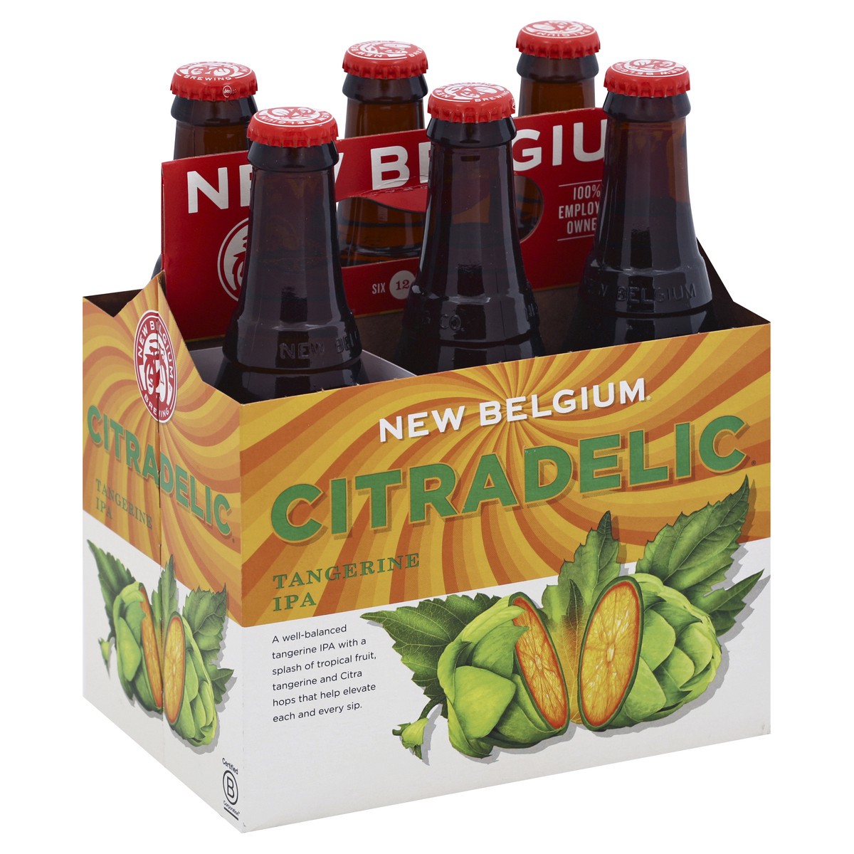 slide 7 of 7, New Belgium Citradelic IPA Bottles, 6 ct; 12 oz