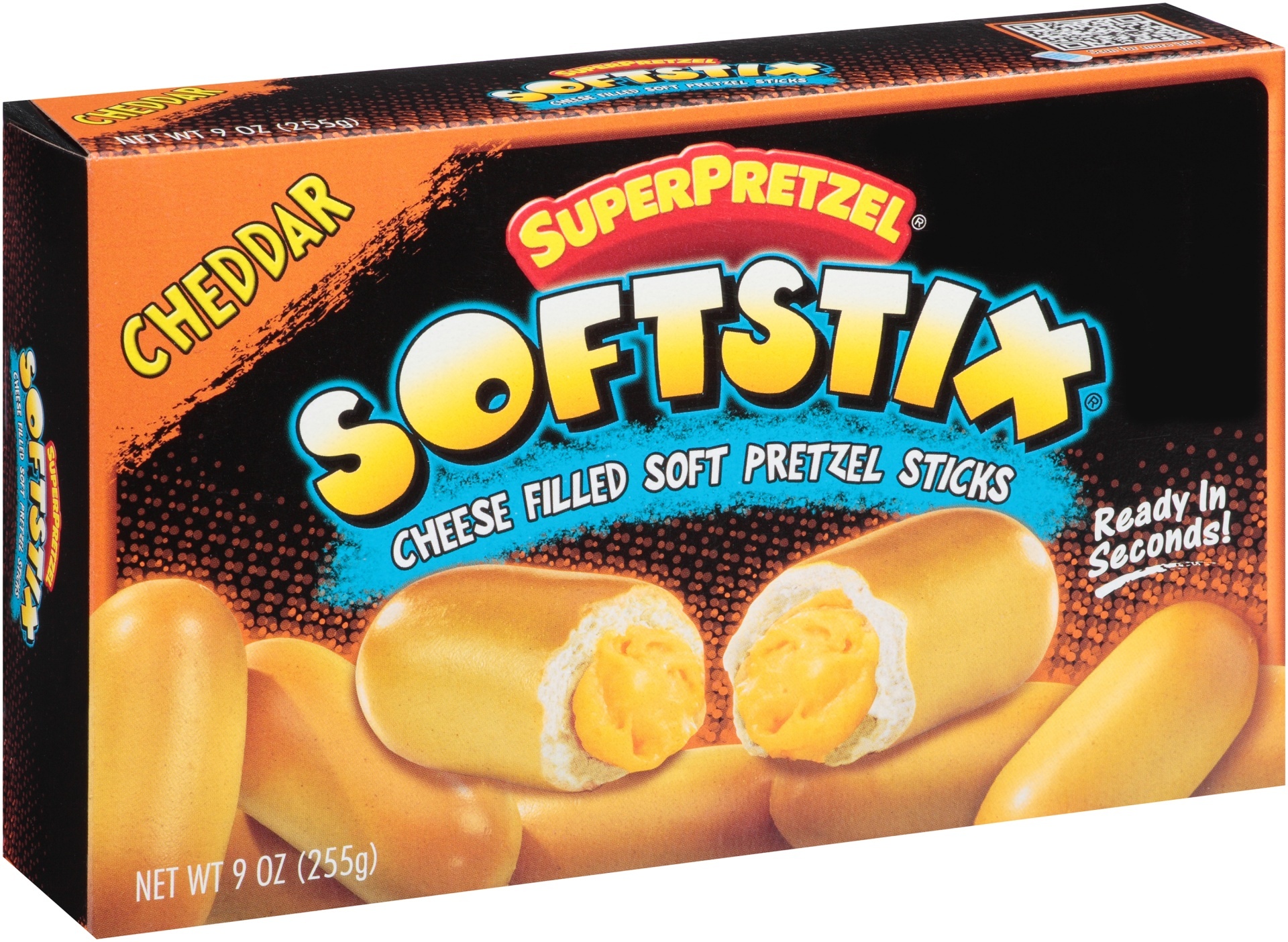 slide 1 of 1, SuperPretzel SoftStix - Cheddar, 9 oz